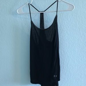 Black Under Armour workout tank